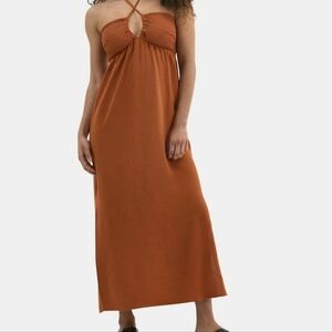 No Boundaries Halter Maxi Dress